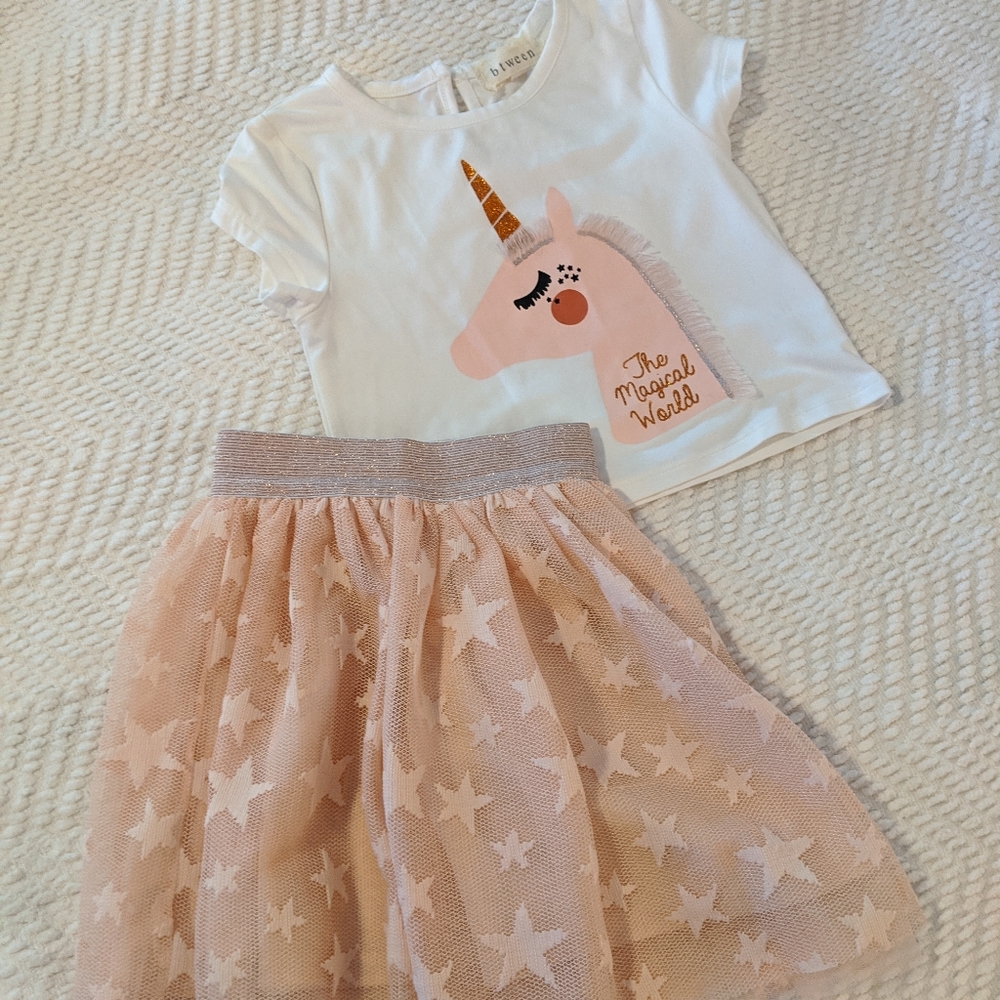 Toddler tutu with matching top